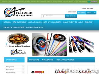 archerie-de-champagne.com website preview