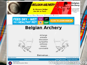 belgianarchery.free-boards.net website preview