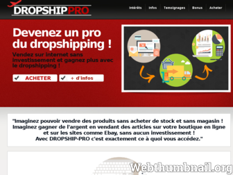 dropship-pro.com website preview