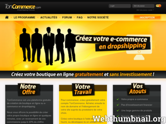 toncommerce.com website preview