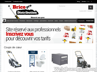 brico-pro-distribution.fr website preview