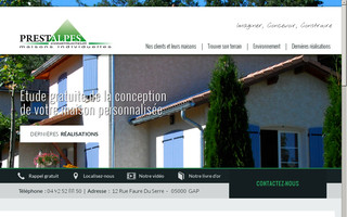 constructeur-prestalpes.com website preview