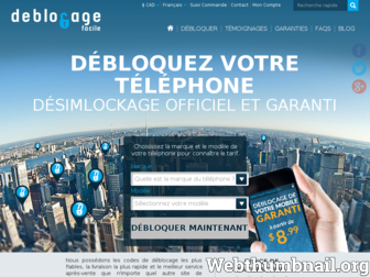 deblocage-facile.com website preview