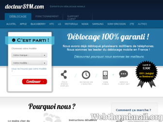 docteursim.com website preview