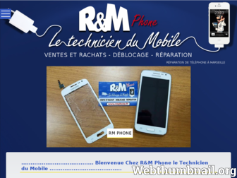 rmphone.fr website preview