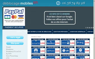 deblocage-mobiles.fr website preview