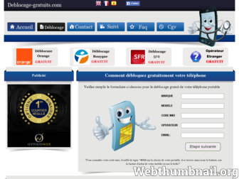 deblocage-gratuits.com website preview