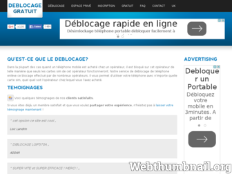 deblocage-gratuit.fr website preview
