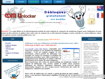 debloquersonportable.com website preview