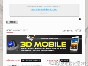 3dmobile.biz website preview