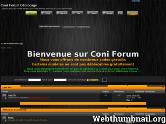 coni.forumgratuit.org website preview