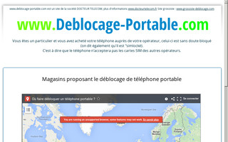 deblocage-portable.com website preview