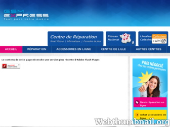 gsm-express.fr website preview
