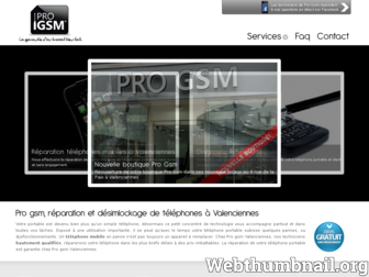 pro-gsm.com website preview