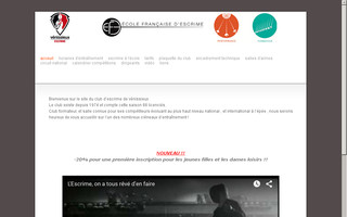 venissieux.escrime.free.fr website preview