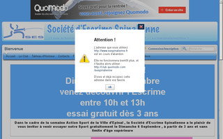 sespinalienne.fr website preview
