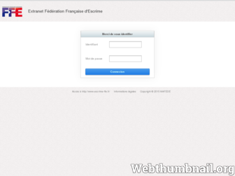 extranet.escrime-ffe.fr website preview