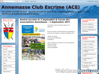 escrime-annemasse.blogspot.com website preview