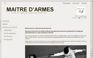 escrime-et-vous.com website preview