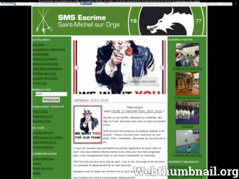 smsescrime.canalblog.com website preview