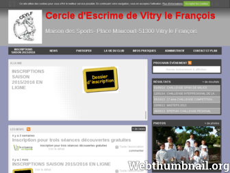 cevlf.sportsregions.fr website preview