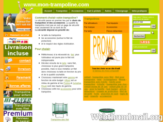 mon-trampoline.com website preview