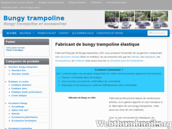 bungy-trampoline.fr website preview