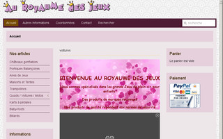 auroyaumedesjeux.com website preview