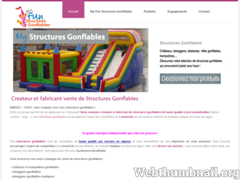 my-fun-structures-gonflables.com website preview
