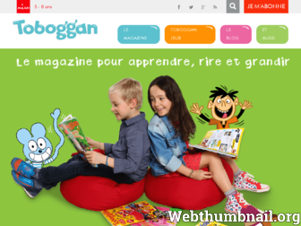 toboggan-magazine.com website preview