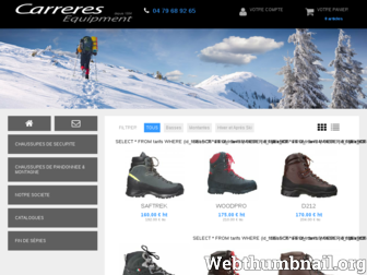 carreres-equipment.com website preview