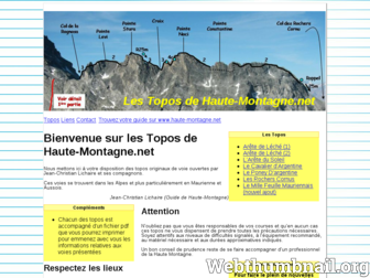 topos.haute-montagne.net website preview