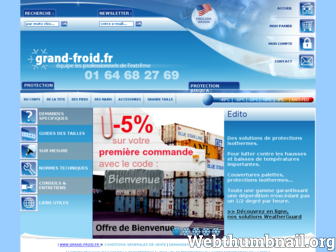 grand-froid.fr website preview