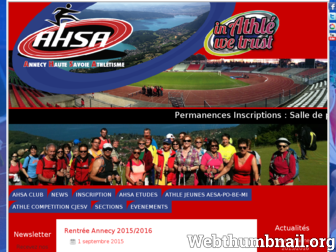 ahsa-athletisme.com website preview