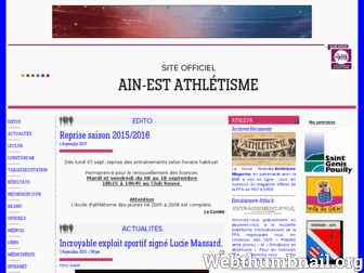 ainest.athle.com website preview