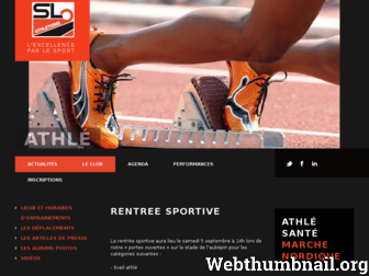 stadelavalloisathletisme.com website preview