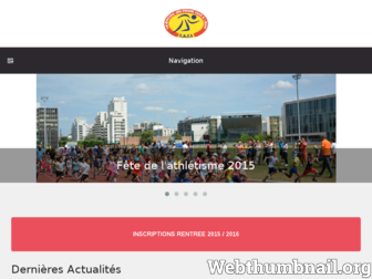 courbevoie-athletisme.fr website preview