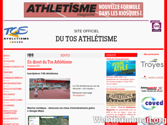 tos.athle.com website preview