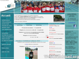 leognan-athletisme.com website preview