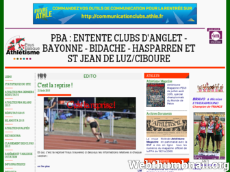 paysbasqueathletisme.athle.com website preview