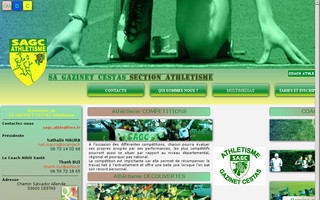 sagc.athle.free.fr website preview