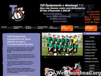 taffequipements.com website preview