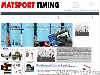 matsportiming.com website preview