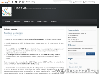 usep49.fr website preview