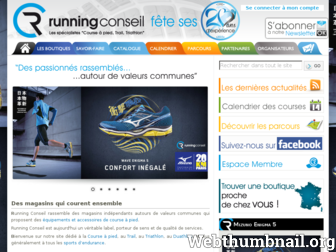running-conseil.com website preview