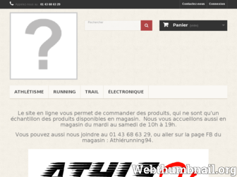 athlerunning94.com website preview
