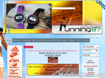 running87.fr website preview