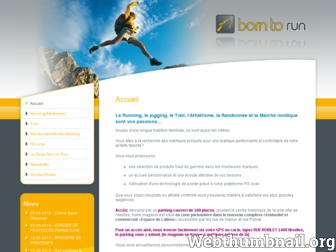 borntorun.be website preview