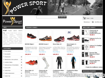powersport.fr website preview