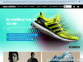 adidas.fr website preview